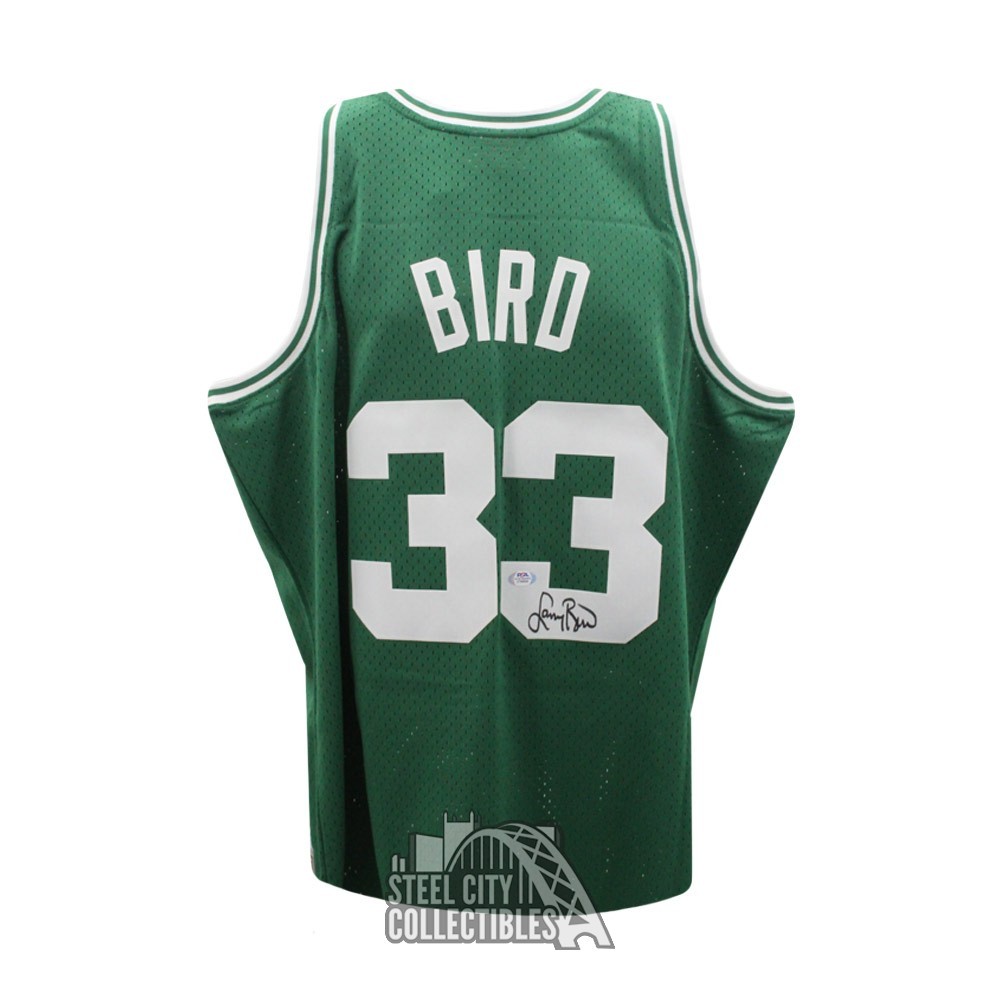 Larry Bird Signed Authentic Mitchell & Ness Celtics Jersey (Bird