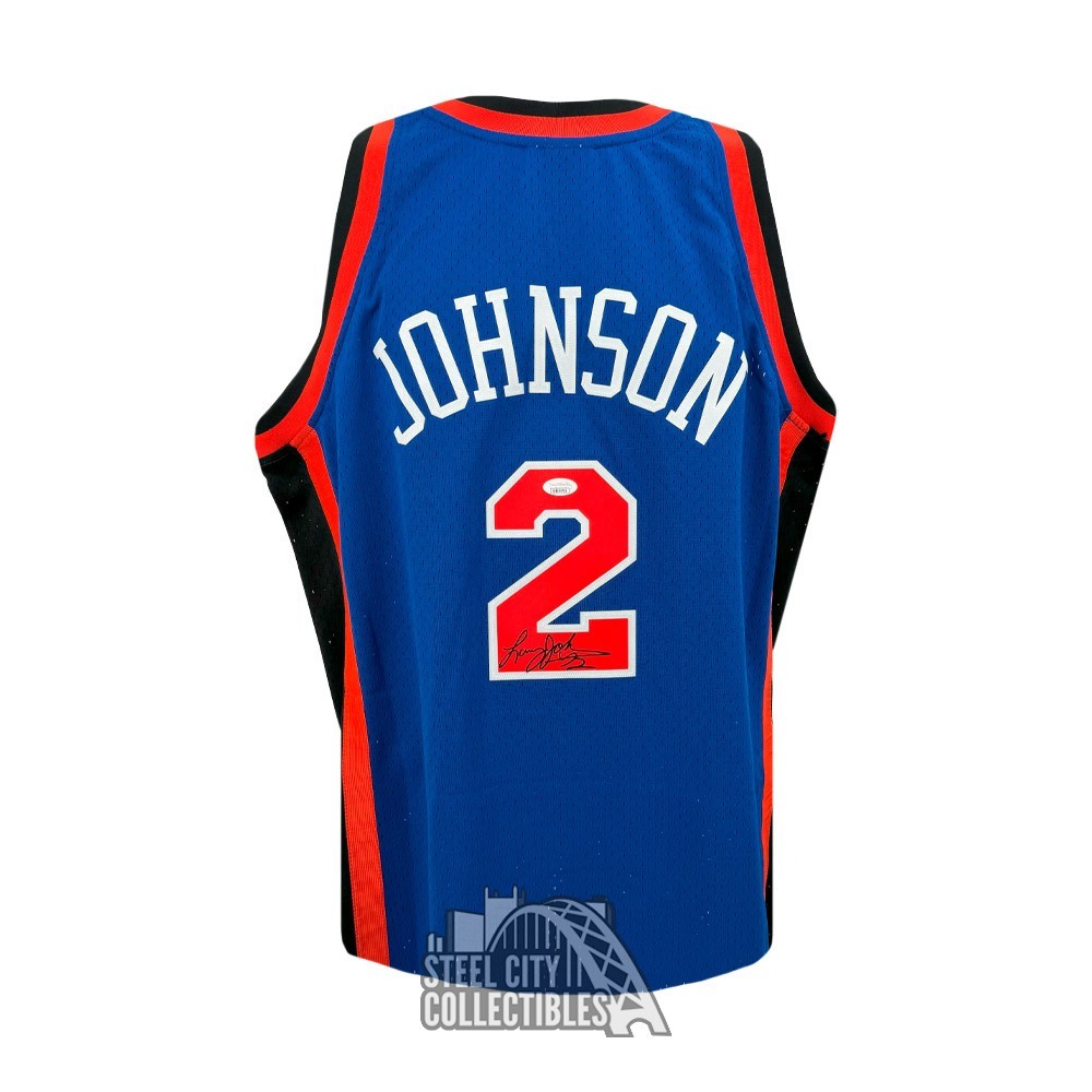 Autographed Larry outlets Johnson jersey