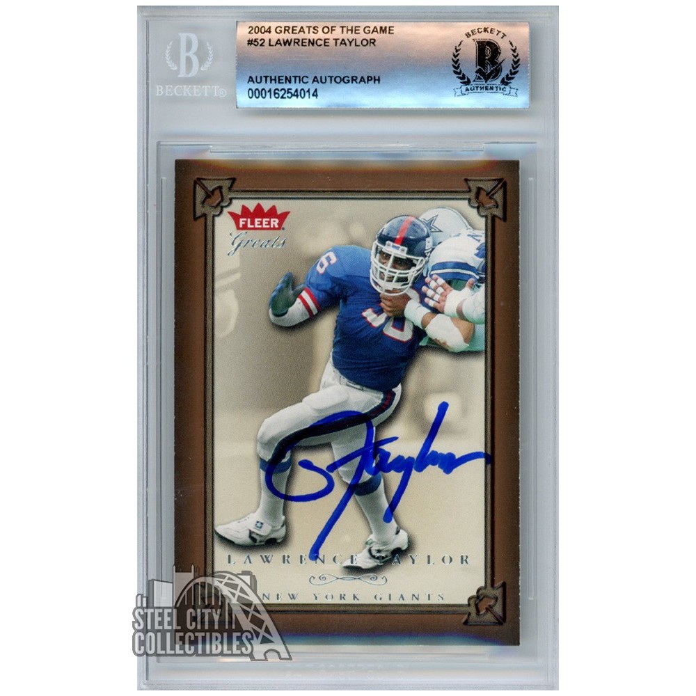 Autographed high quality football cards