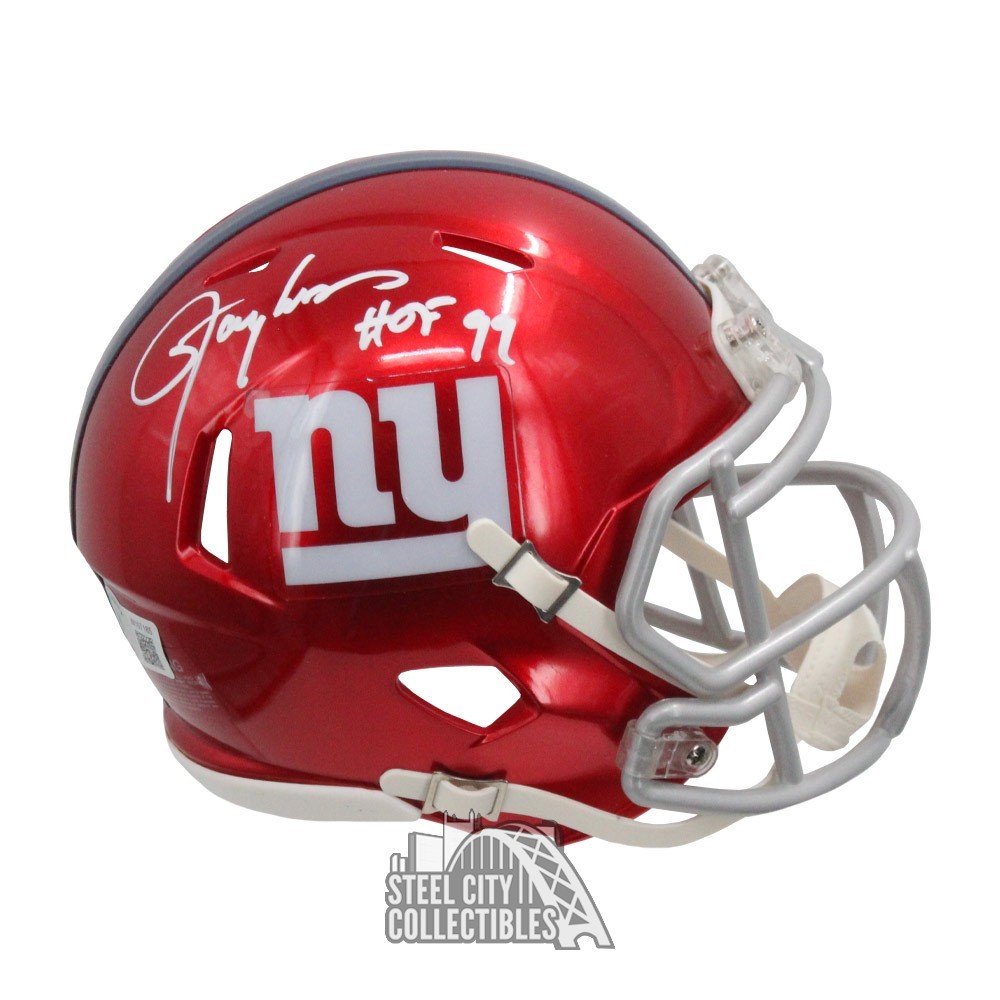 Lawrence Taylor Autographed New York Giants Mini Helmet (Beckett COA)