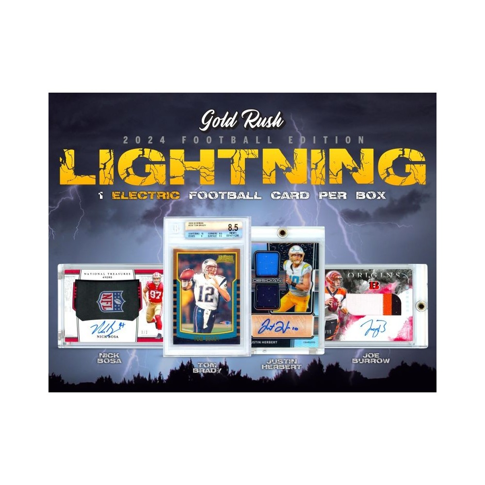 2024 Gold Rush Lightning Football Box Steel City Collectibles   Lightning172259 