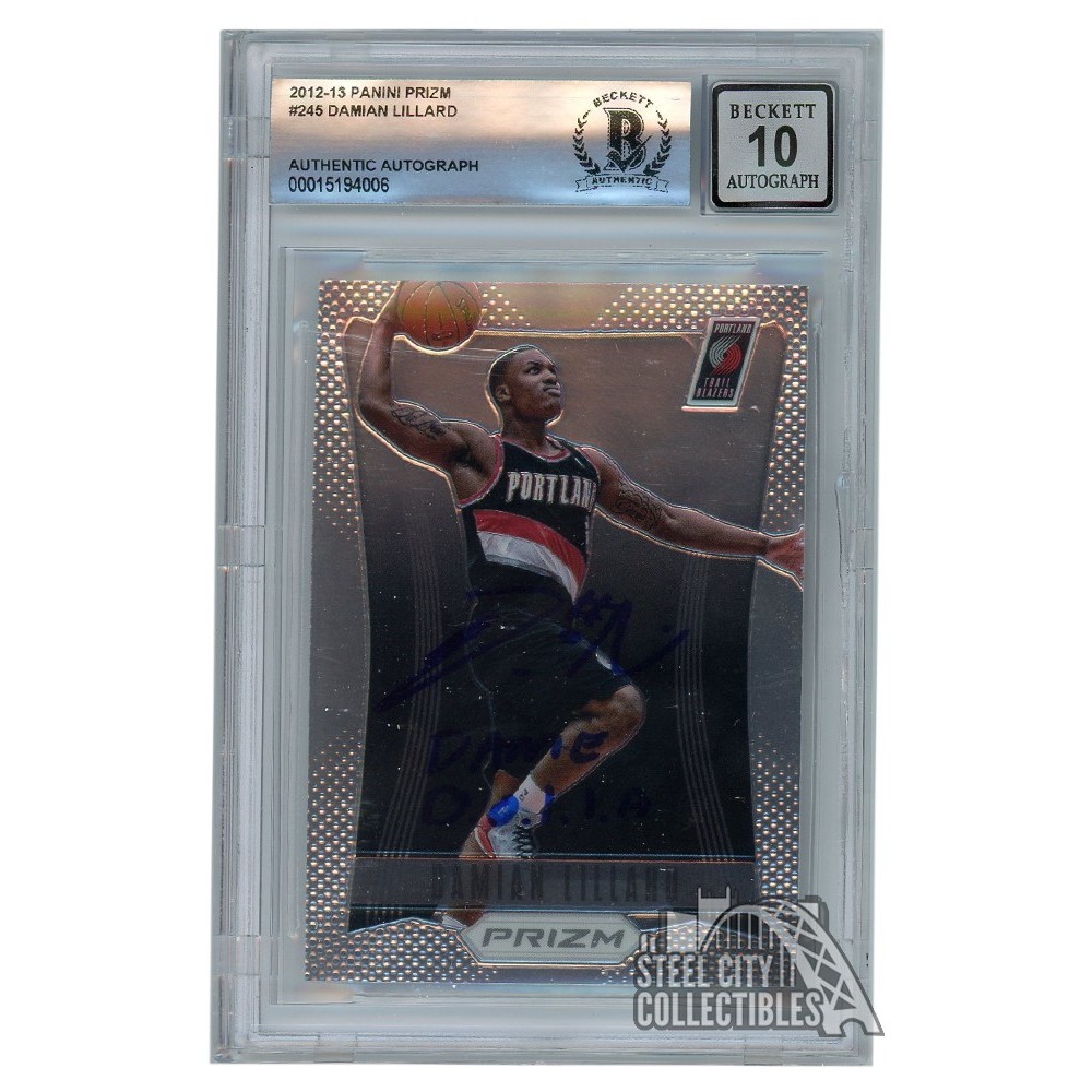 Damian Lillard 2012-13 Panini Prizm Autograph 