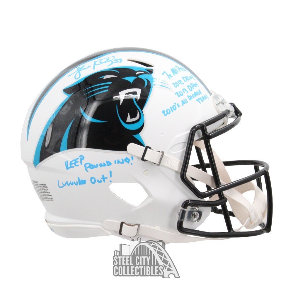 Luke Kuechly Autographed Carolina Panthers Authentic Flat White