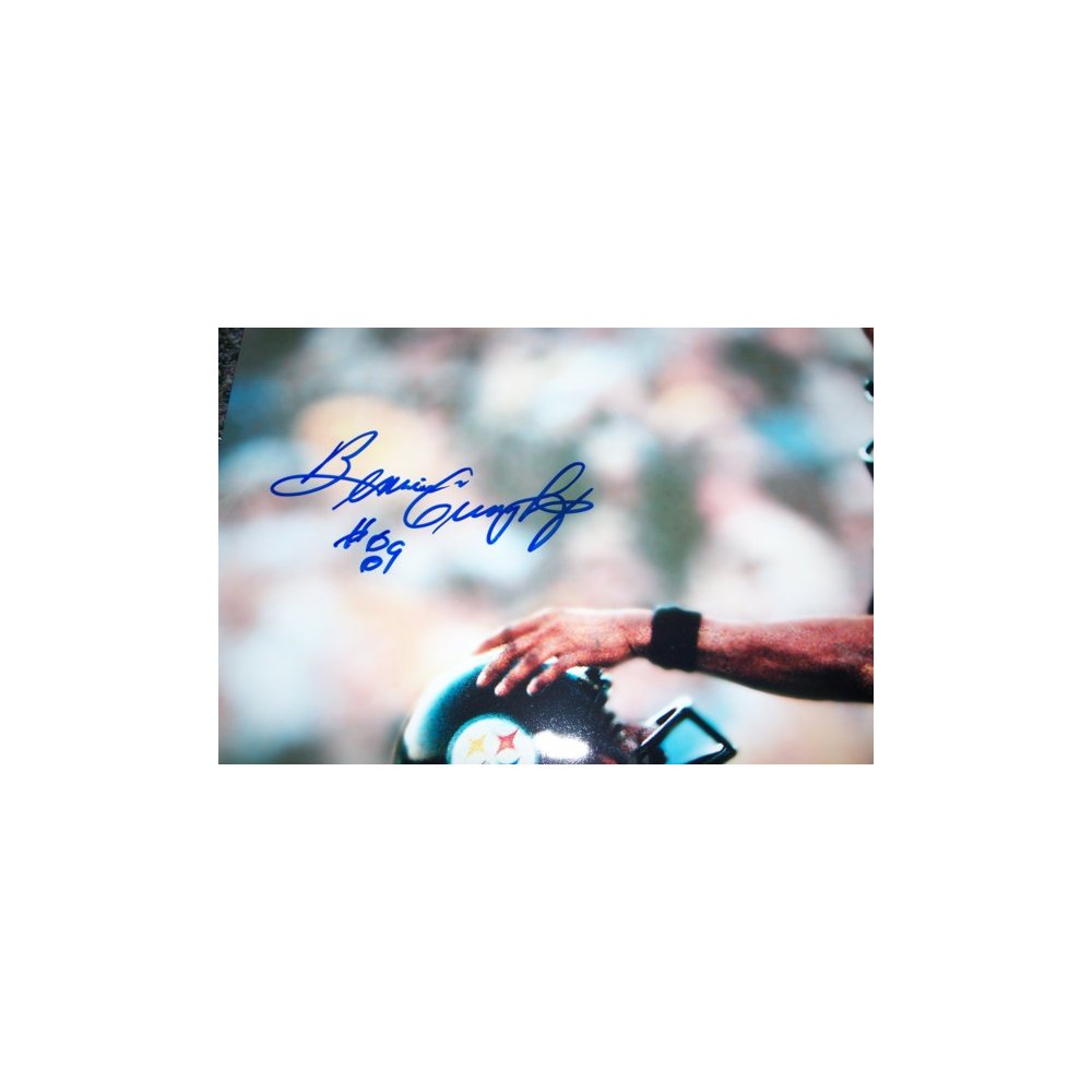 Lynn Swann, Bennie Cunningham Autographed Pittsburgh Steelers 8x10 Photo -  JSA COA (B)