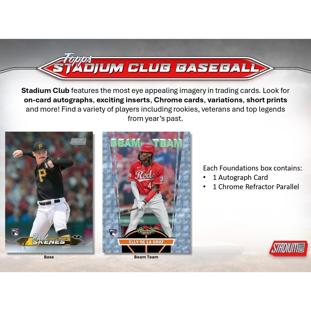 2024 Topps Stadium Club Baseball Hobby Compact Box