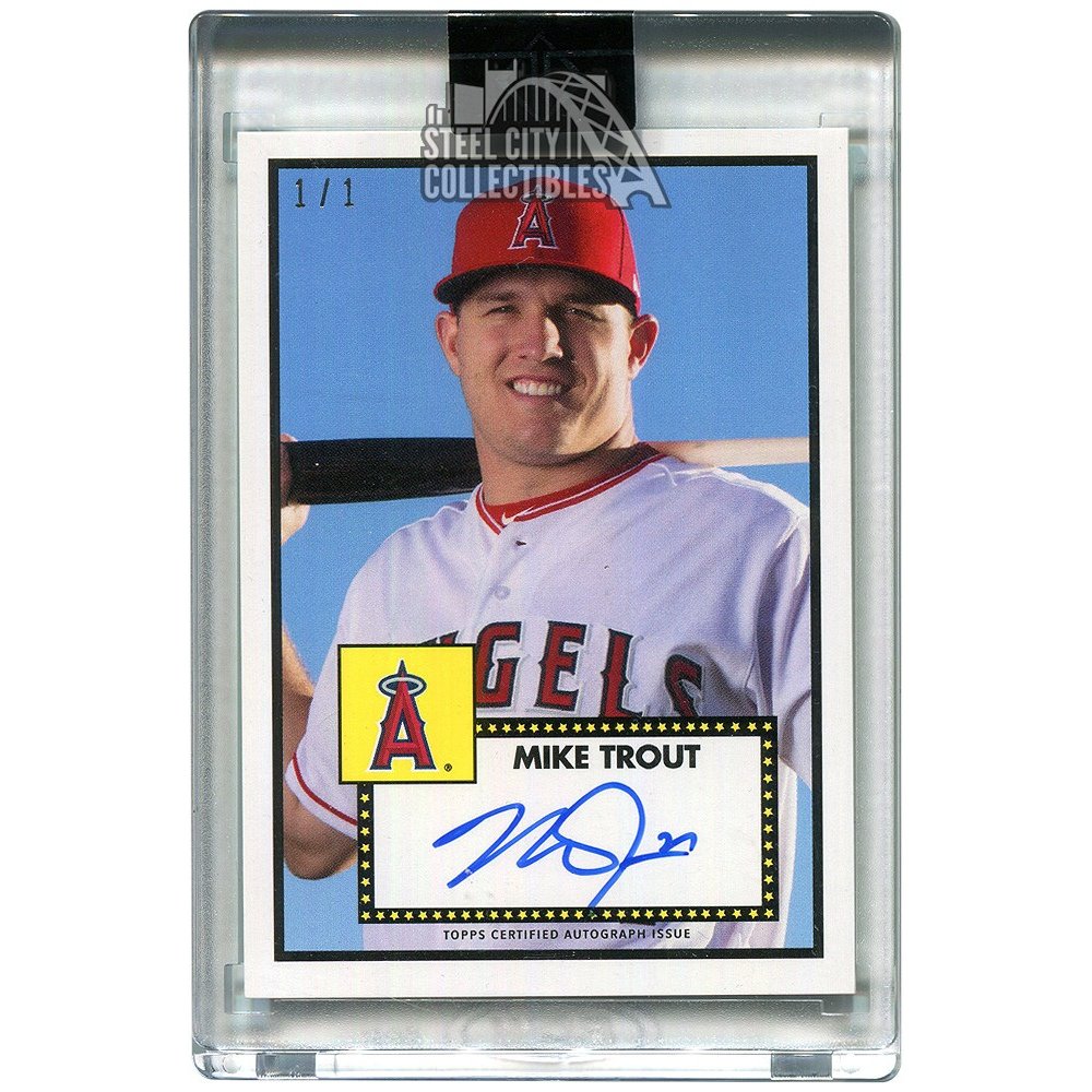 Mike Trout 2018 Topps Transcendent Through the Years Autograph 1/1 MT-1952