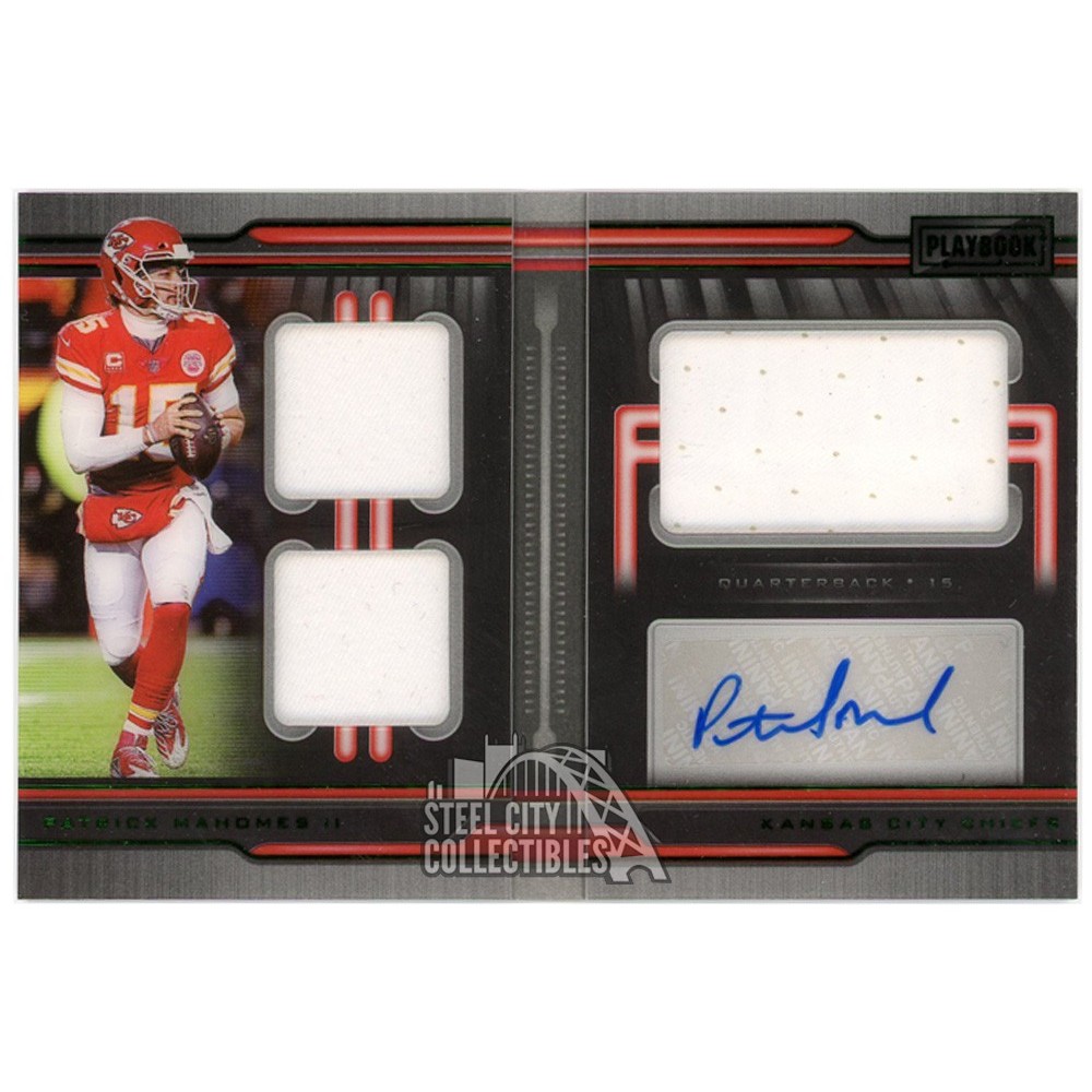 2019 Patrick Mahomes game 2024 jersey patch card