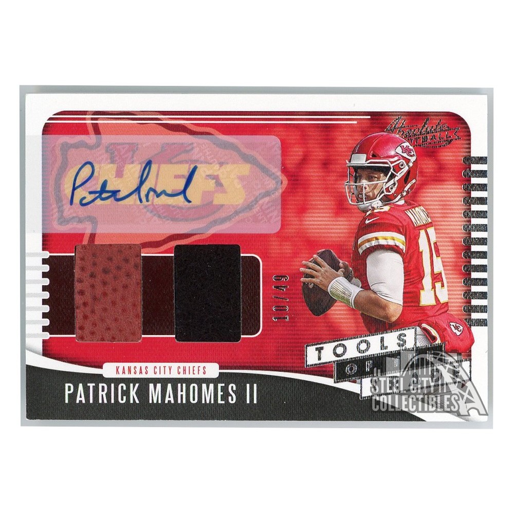 2019 Panini Prizm Draft PATRICK MAHOMES II Green Prizm /5 Kansas