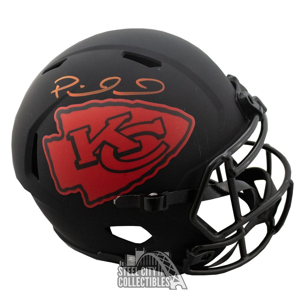 Patrick Mahomes Autographed Kansas City Chiefs Eclipse Full Size Replica  Football Helmet - Beckett COA