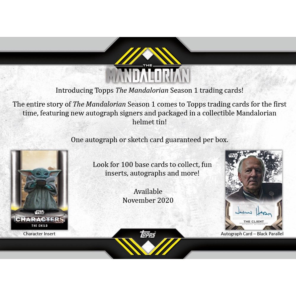 2020 topps star wars mandalorian season 1