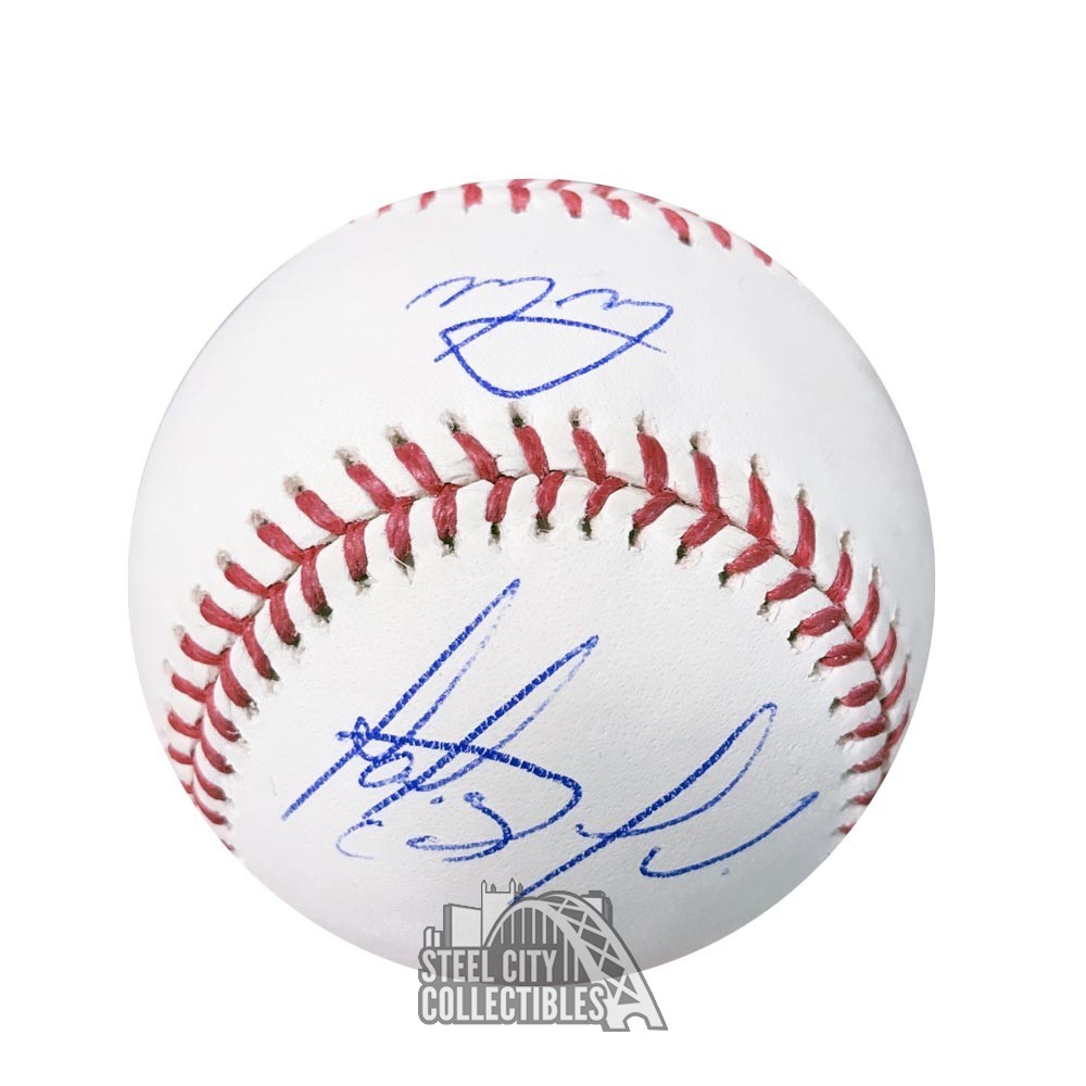 Manny Machado and Fernando Tatis Jr Autographed Official MLB Baseball - JSA