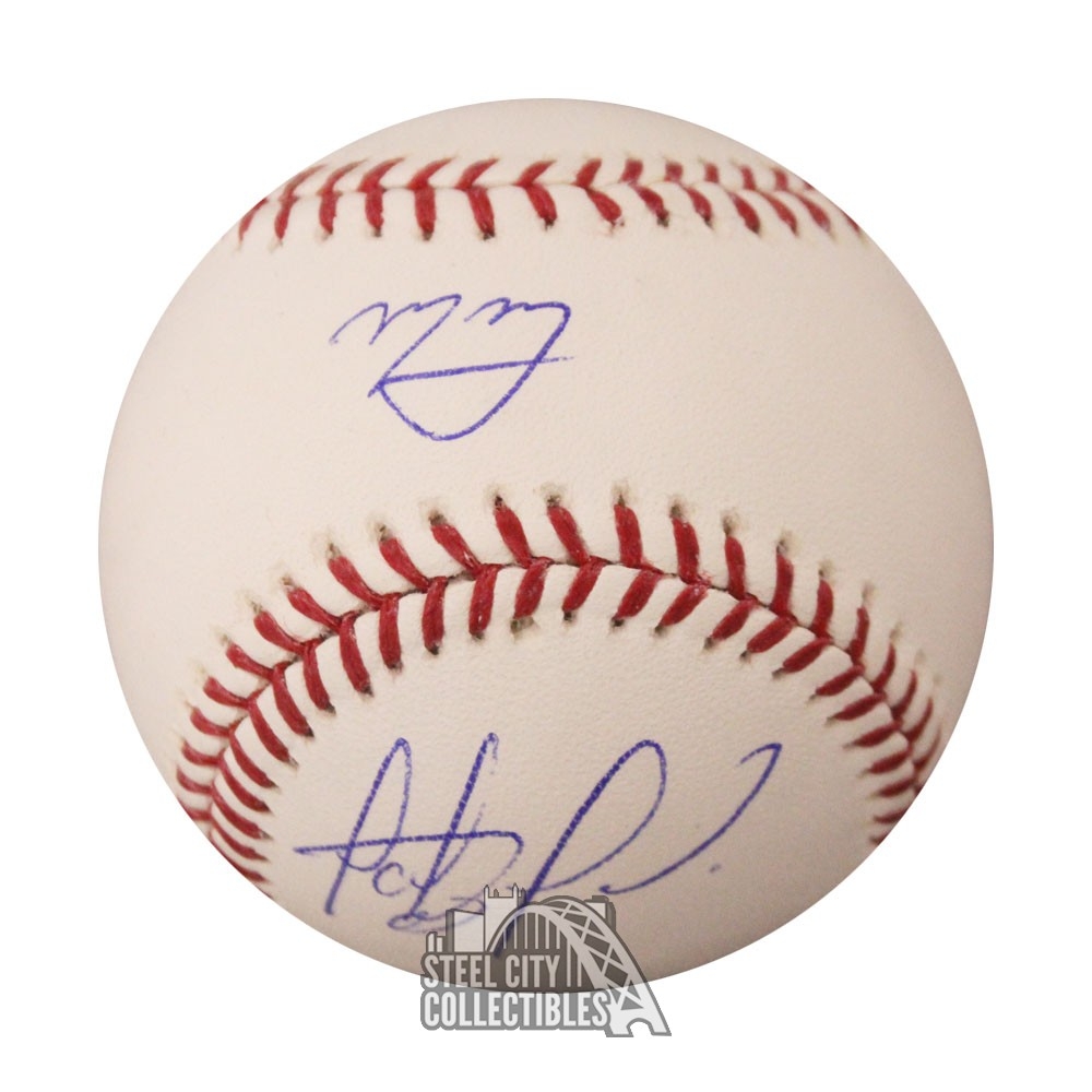 Manny Machado and Fernando Tatis Jr Autographed Official MLB Baseball - JSA