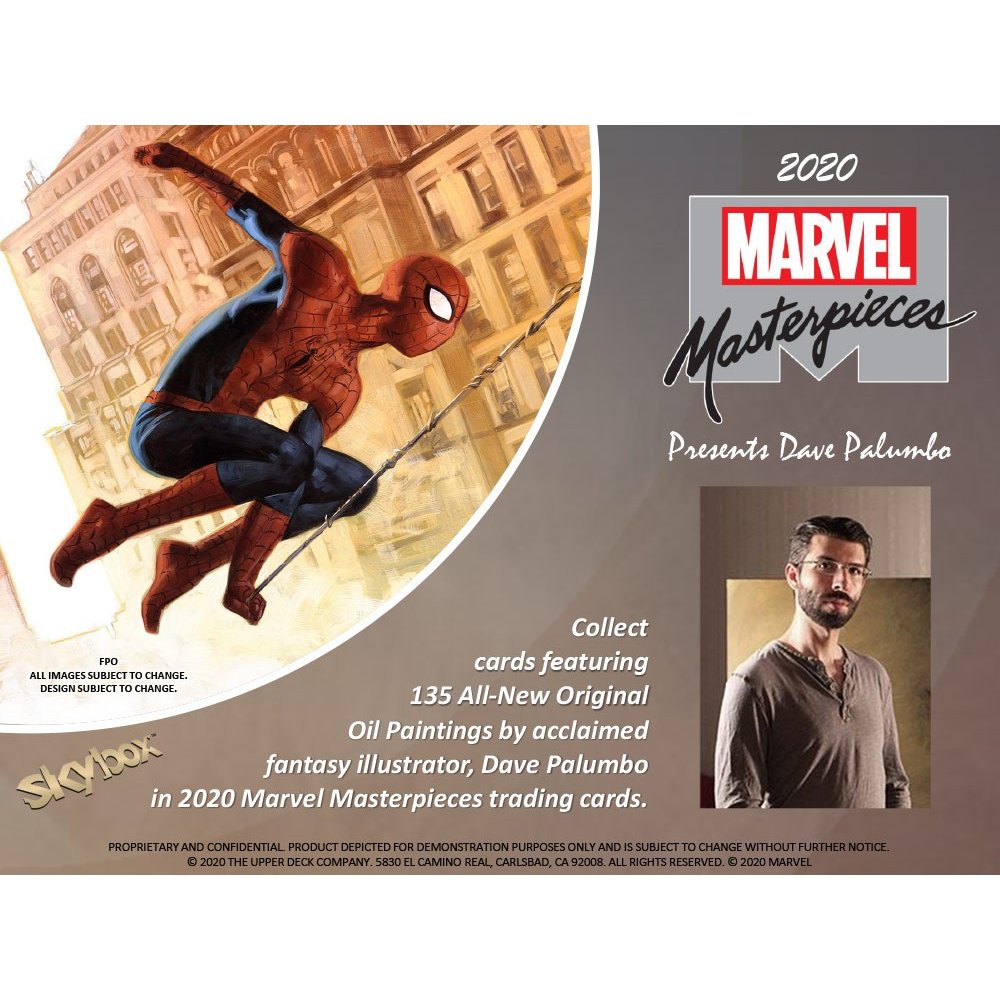 2020 Upper Deck Marvel Masterpieces Hobby 12 Box Case Steel City