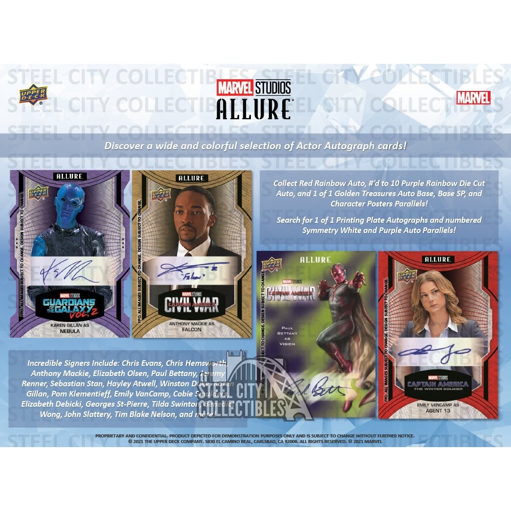 2022 Upper Deck Marvel Allure Hobby Box | Steel City Collectibles