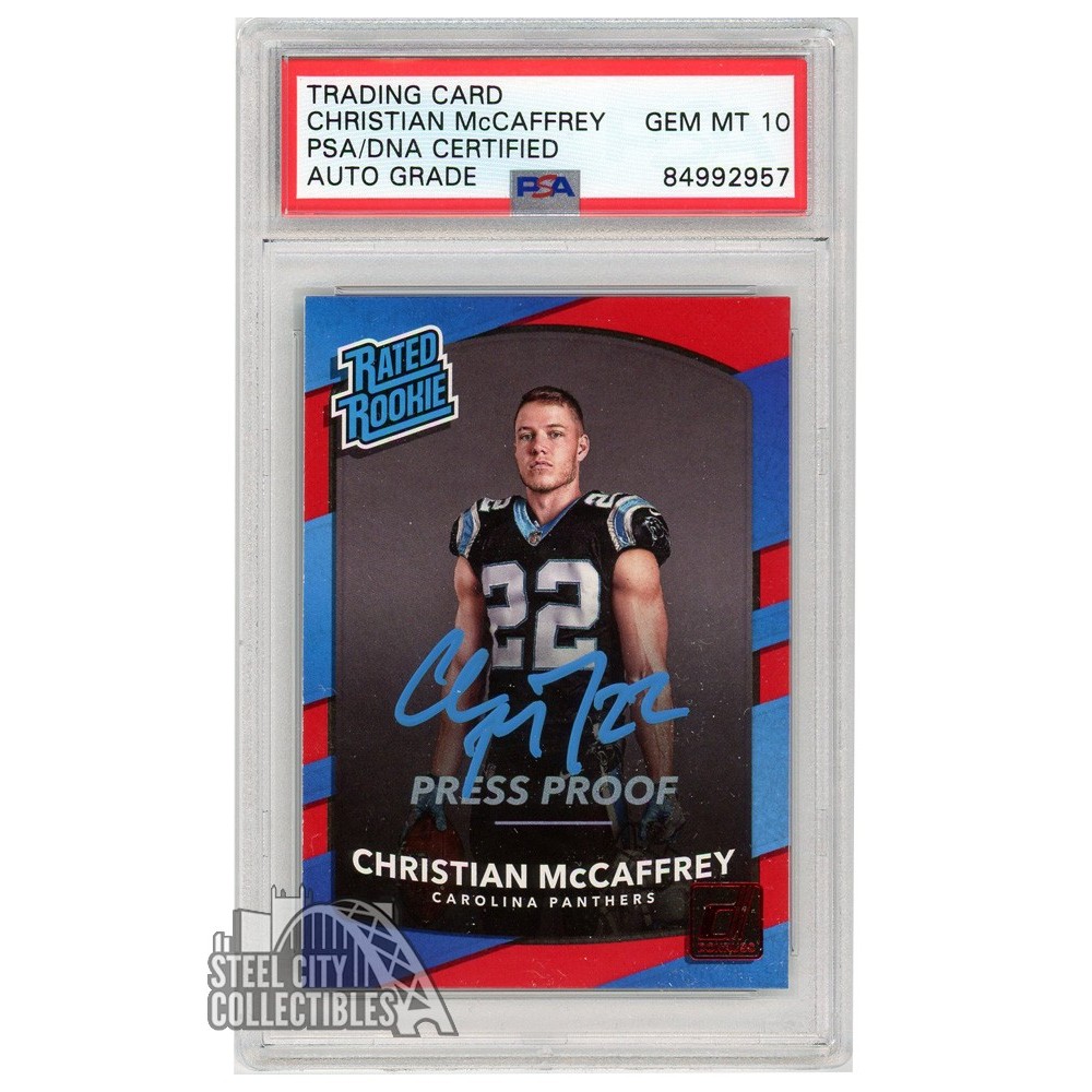 CHRISTIAN McCAFFREY Autographed Carolina Panthers Limited Jersey