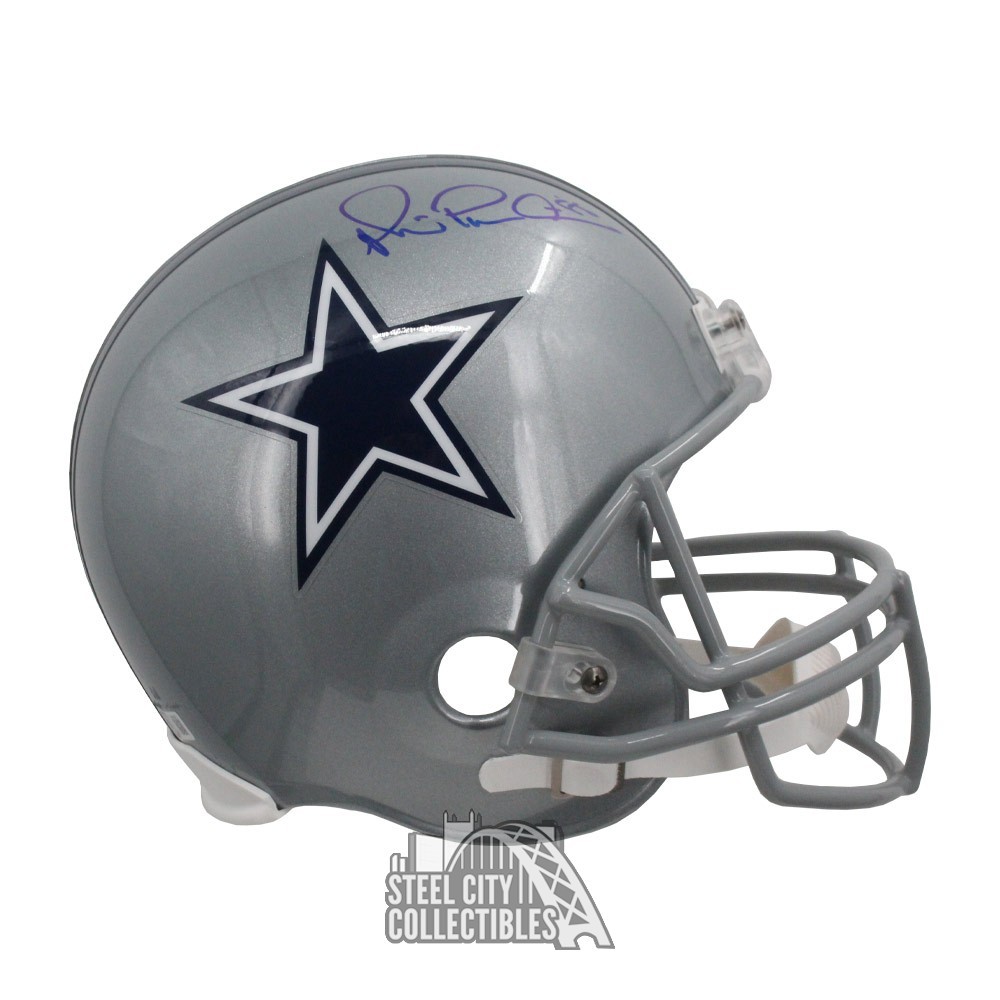 Michael Irvin Autographed Dallas Full Size Replica Football Helmet - BAS