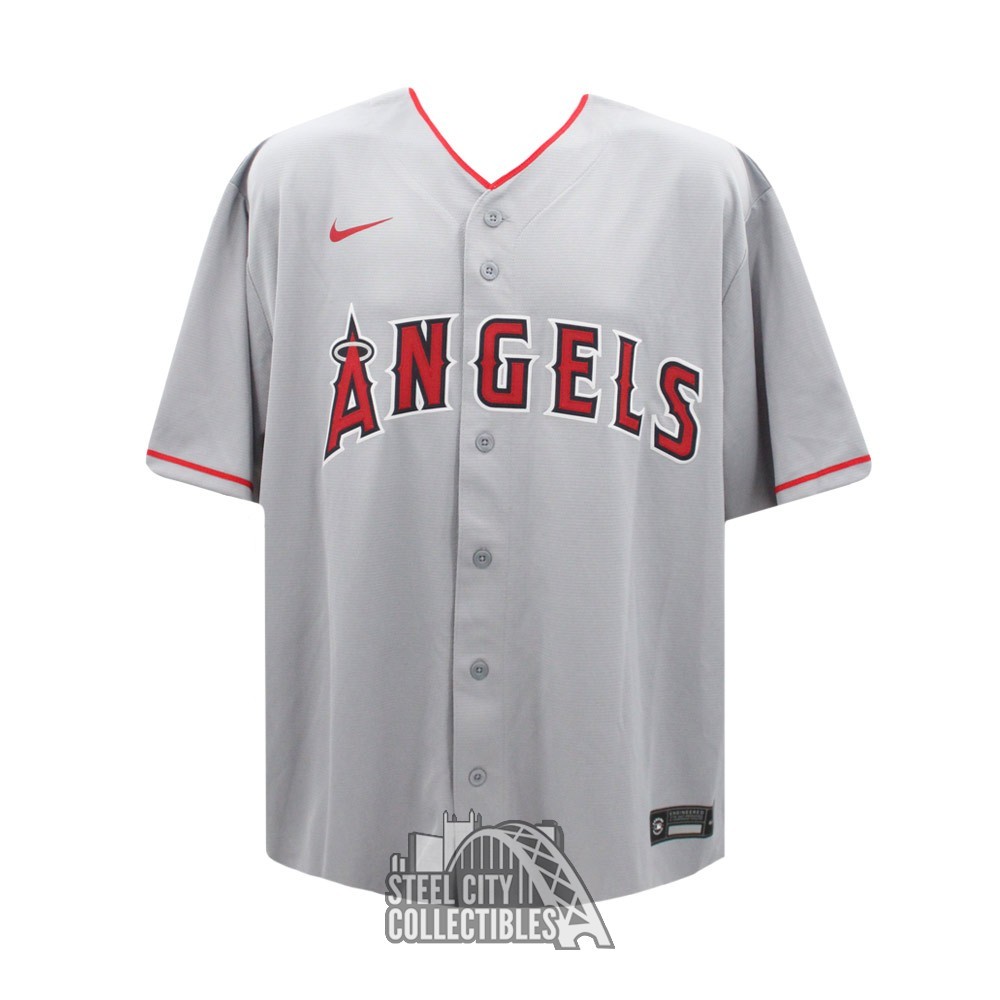 Mike Trout Los Angeles Angels Autographed White Nike Authentic Jersey