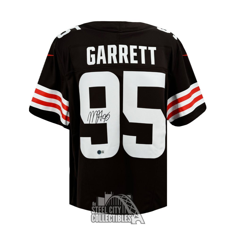 Myles Garrett Autographed Cleveland Nike Brown Football Jersey - BAS ...