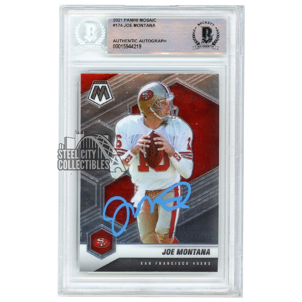 Joe Montana Autographed 49ers Shadow Box