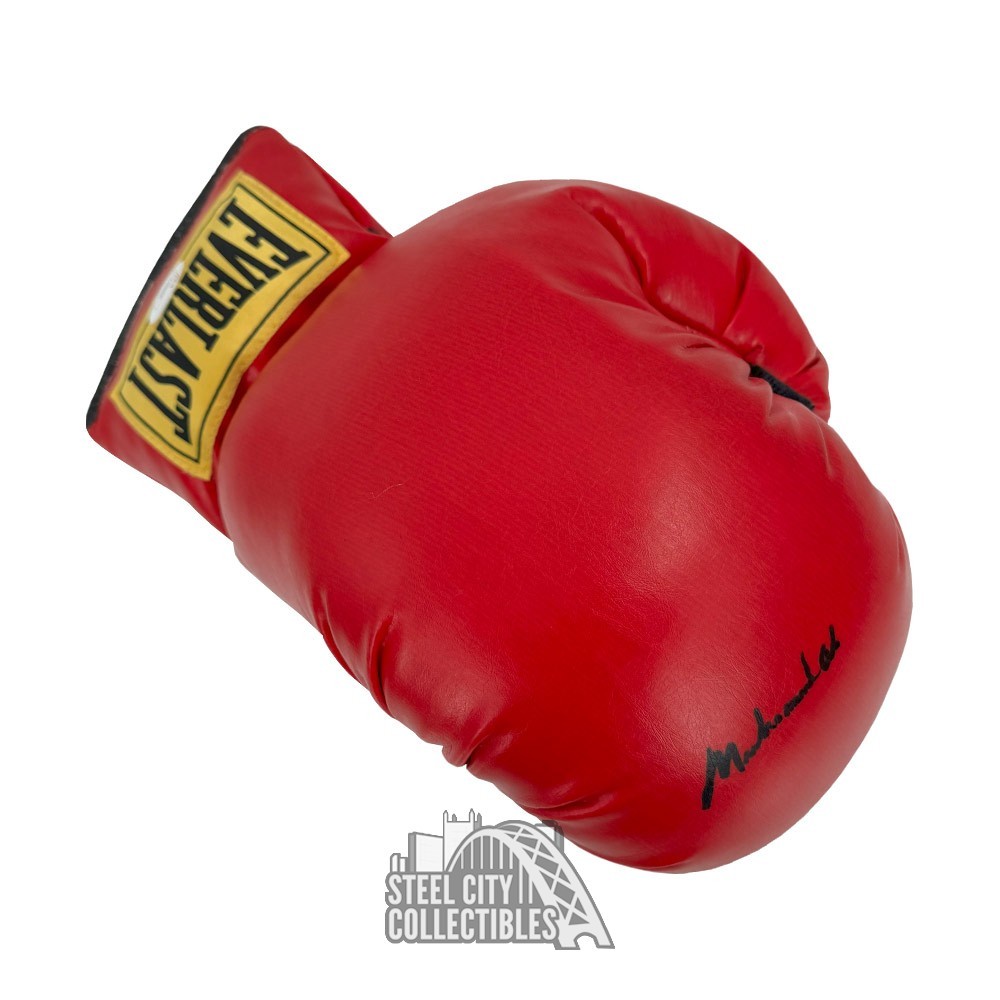 Muhammad Ali Autographed Everlast Boxing Glove - JSA | Steel City ...