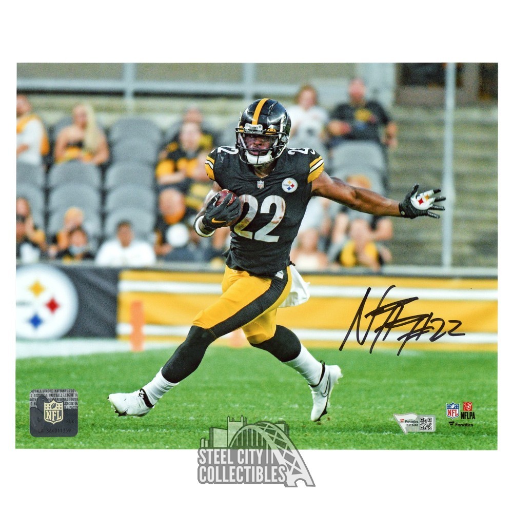 Najee Harris Signed Pittsburgh Steelers Speed Authentic Eclipse NFL Helmet