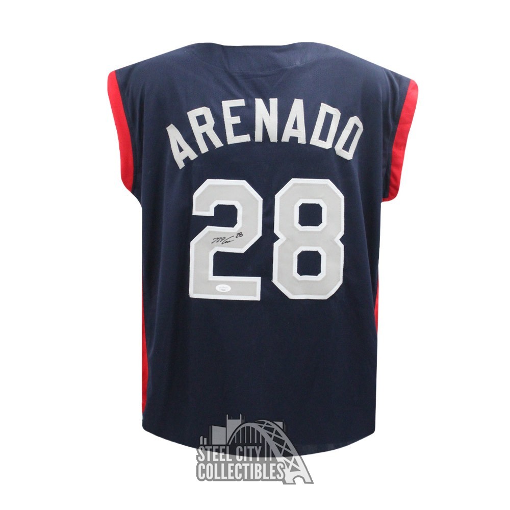 Nolan Arenado Autographed 2019 National Custom All Star Baseball