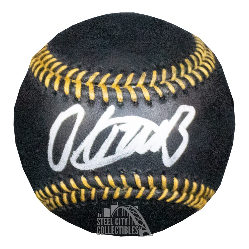 Autographed/Signed Oneil Cruz Pittsburgh Black Baseball Jersey JSA