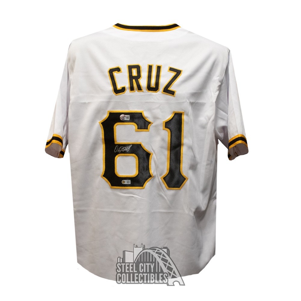 Oneil Cruz Autographed Pittsburgh Custom White Baseball Jersey - BAS (OLD #)