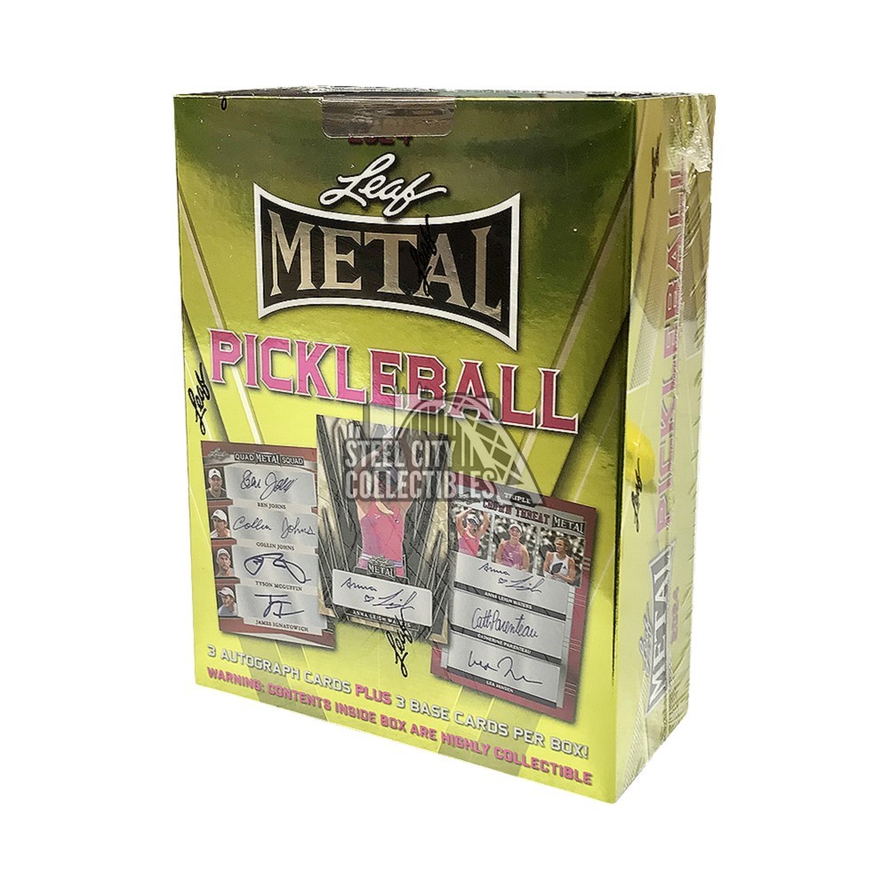 2024 Leaf Metal Pickleball Box Steel City Collectibles