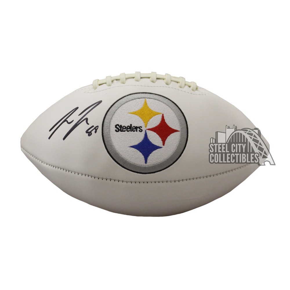 Pat Freiermuth Autographed Pittsburgh Steelers Lunar Eclipse White