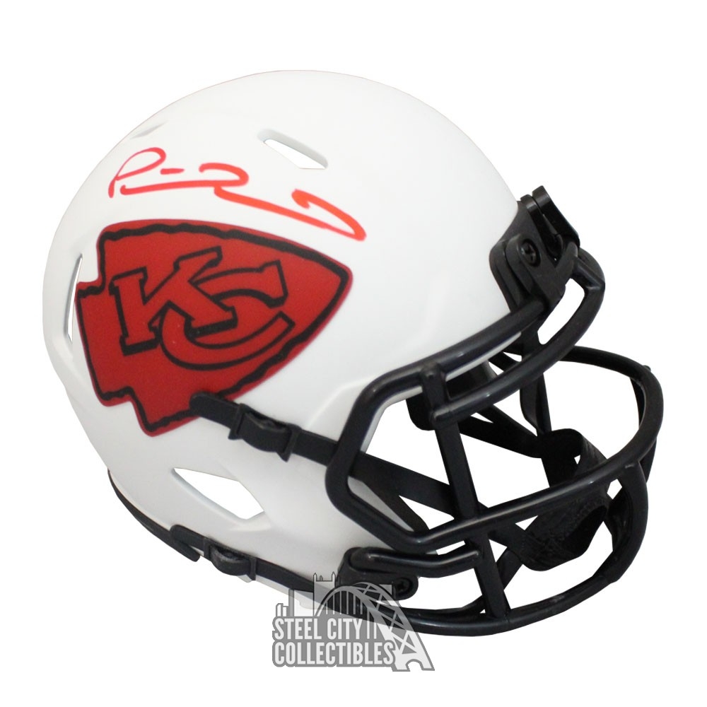 Patrick Mahomes Autographed Chiefs Full Size Authentic Lunar Helmet 