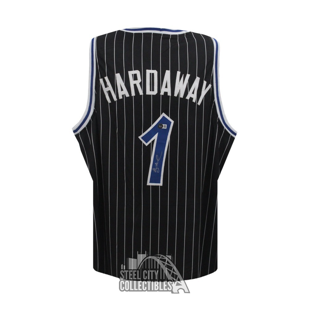 Anfernee Penny Hardaway Autographed Orlando Custom Black