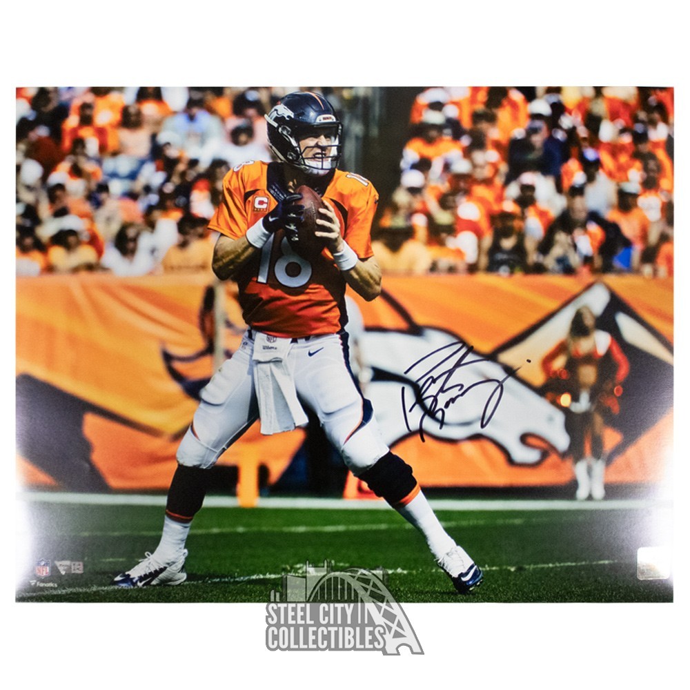 Peyton Manning Denver Broncos Fanatics Authentic Autographed Nike