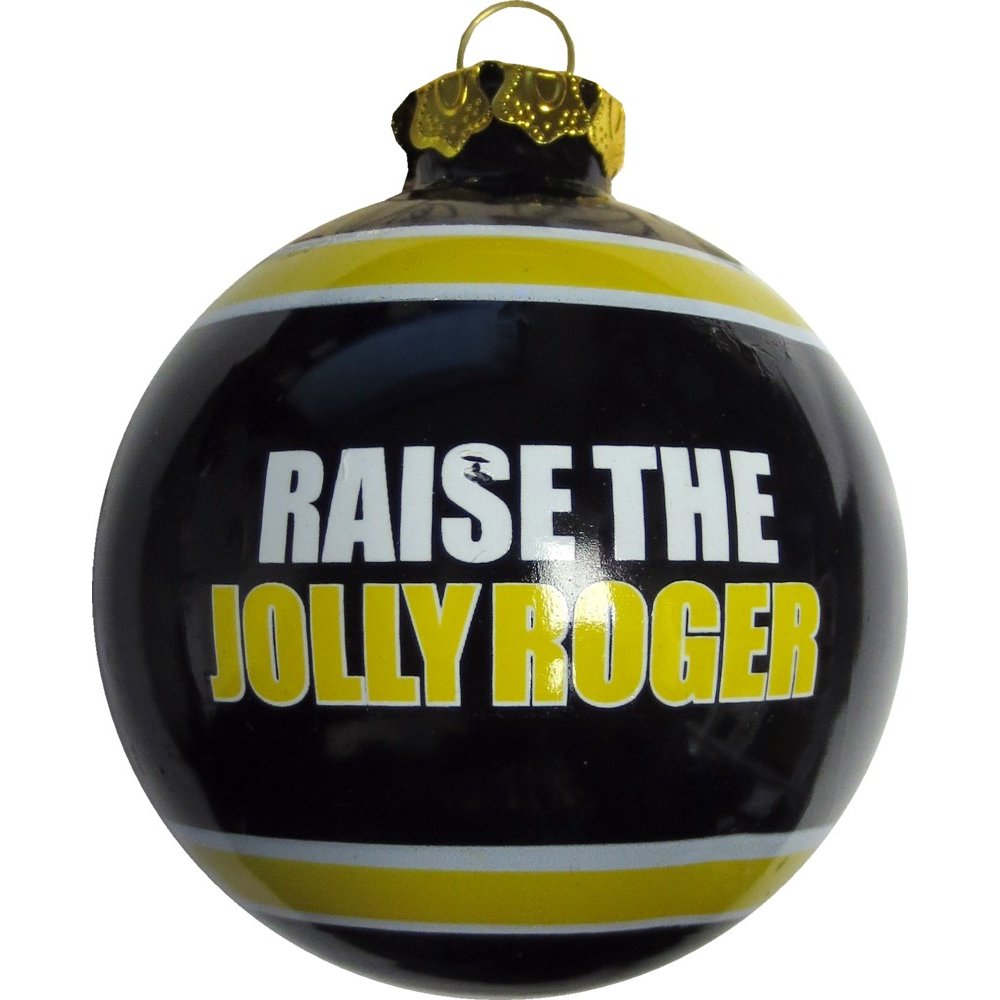 Pittsburgh Pirates Raise the Jolly Roger Glass Ball Ornament
