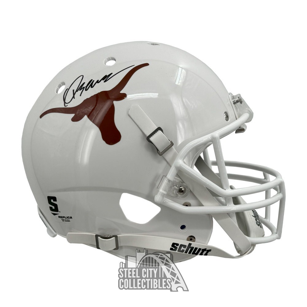 Texas' football helmets through the years