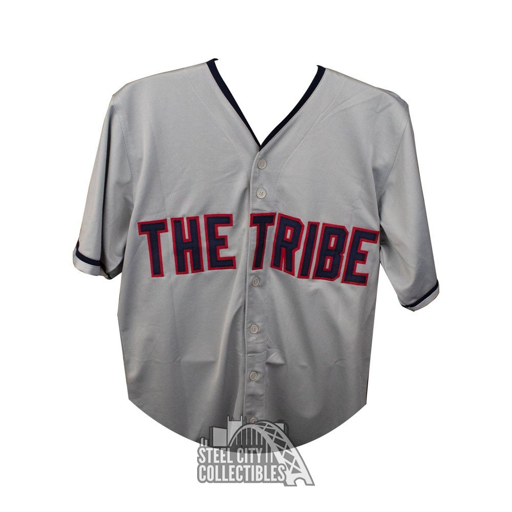 Jose Ramirez Autographed Cleveland Indians Custom The Tribe Gray