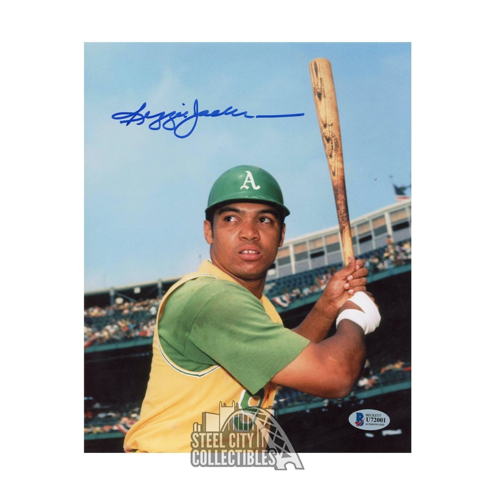 Reggie Jackson signed deals 8x10 photo