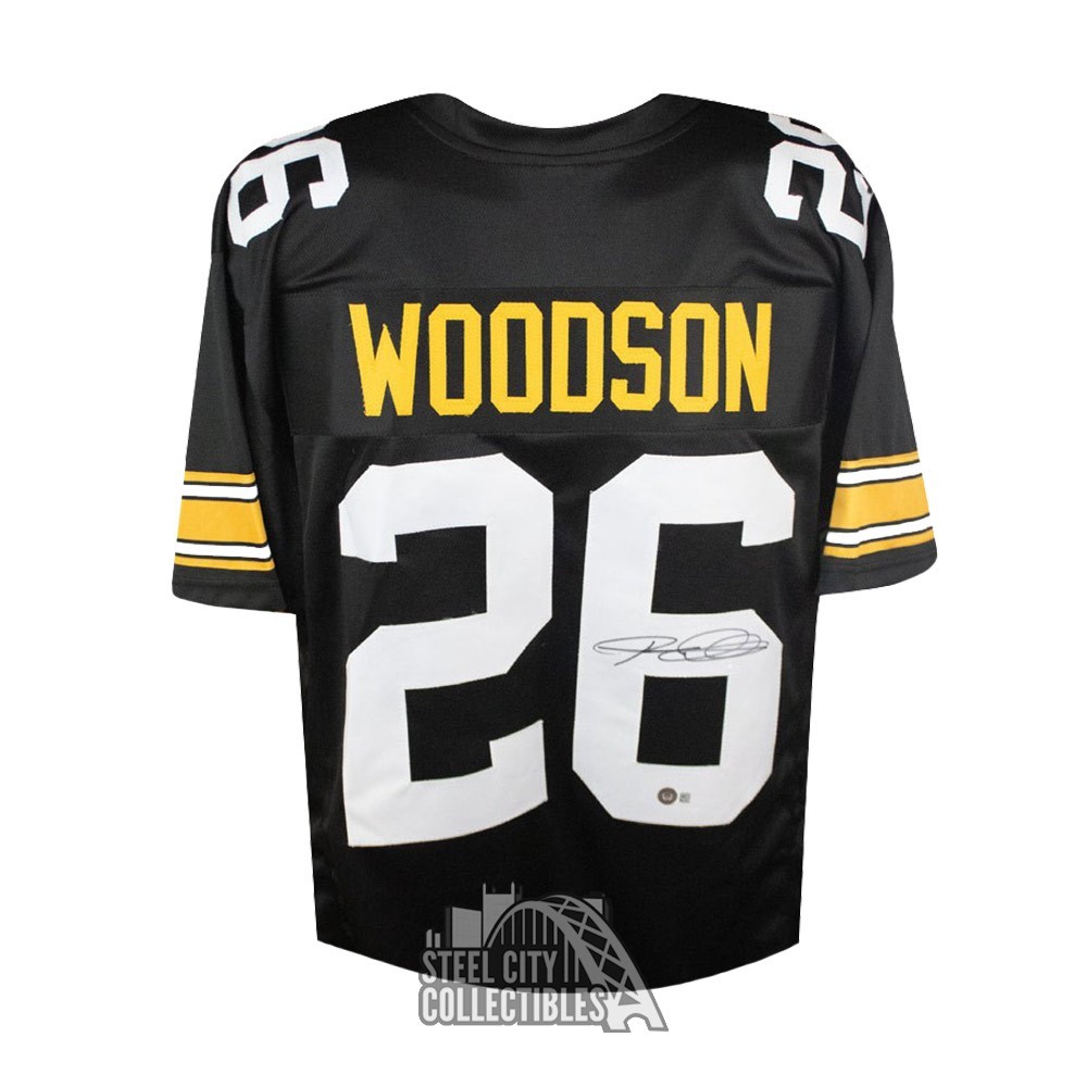 Rod Woodson Autographed Pittsburgh Throwback Mitchell & Ness Football  Jersey - BAS