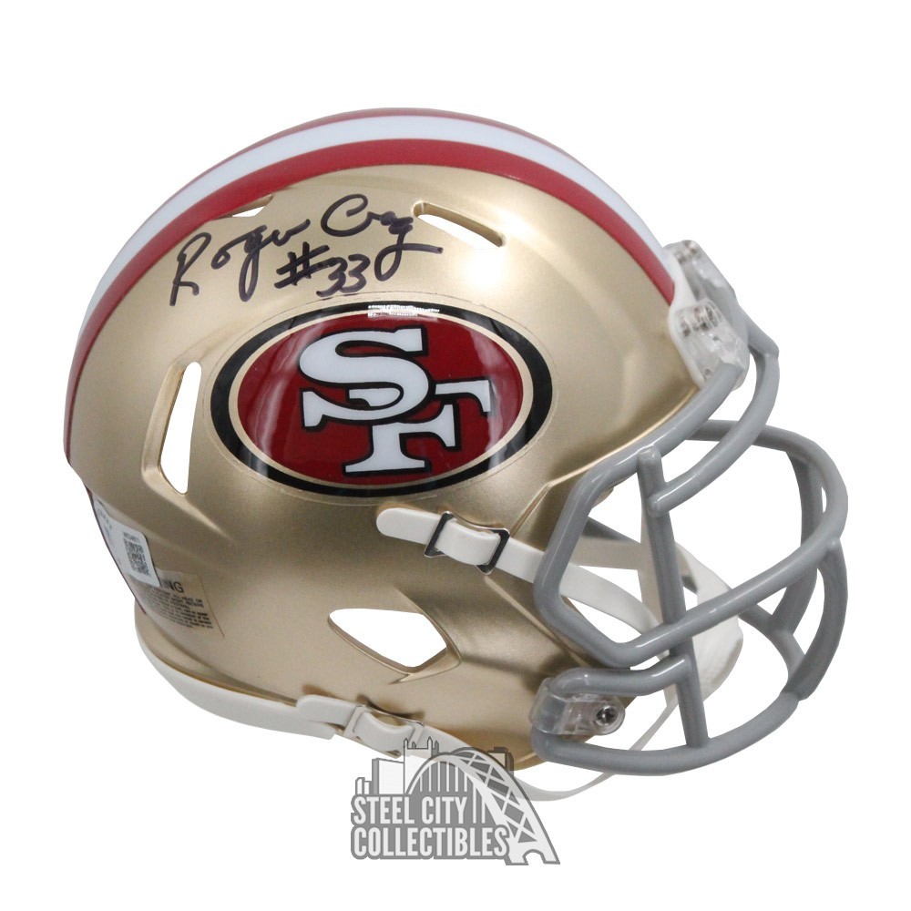 Roger Craig Autographed San Francisco Speed Mini Football Helmet - BAS