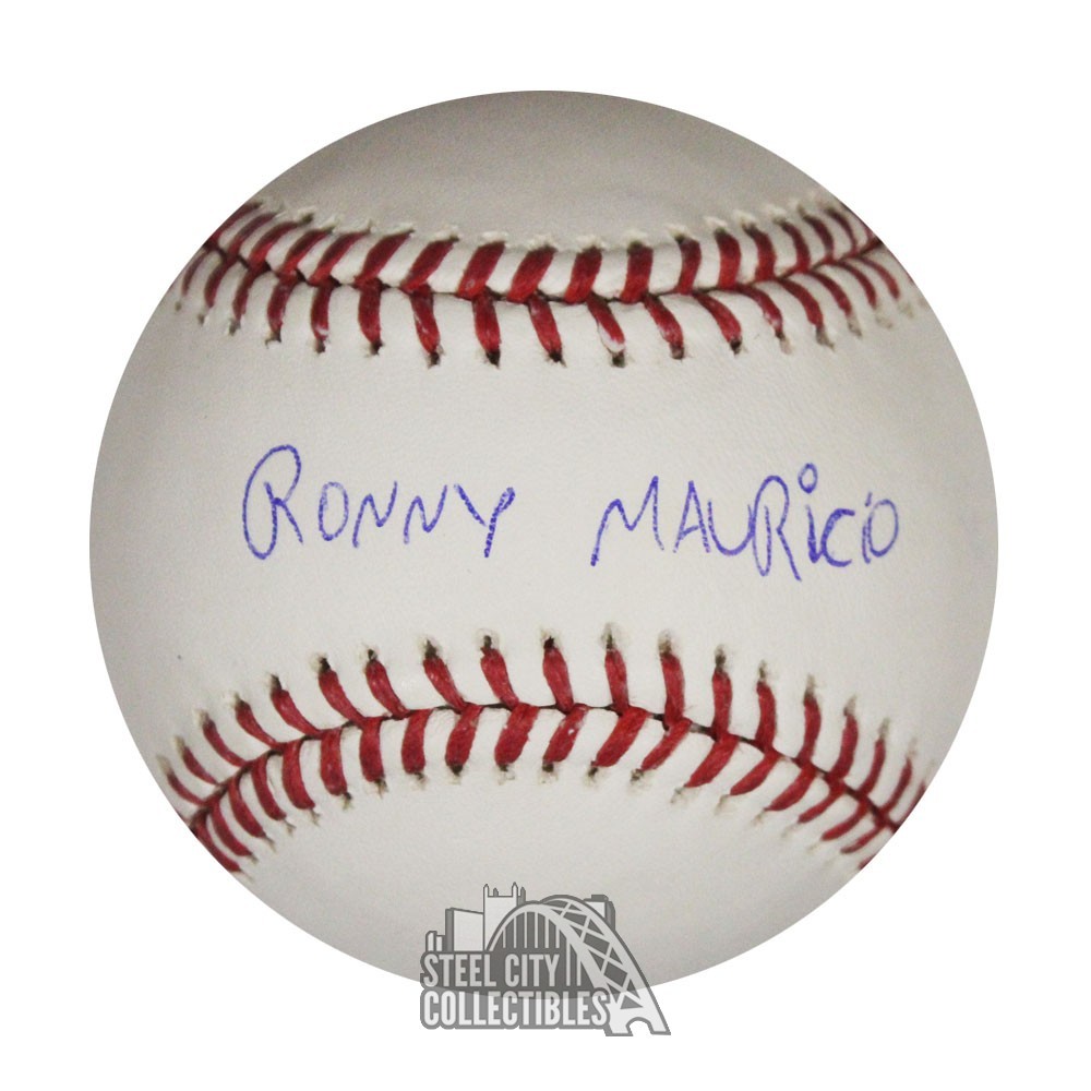 Ronny Mauricio Full Name Autographed Official MLB Baseball - JSA COA ...