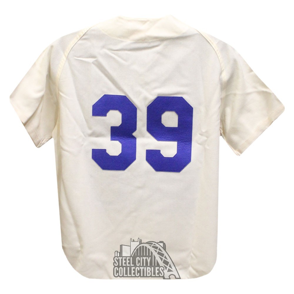 Roy Campanella Signed Brooklyn Dodgers Authentic Game Model Jersey With JSA  COA