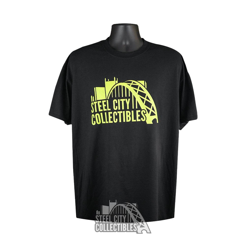 spand kant Derive Steel City Collectibles Neon Green Logo T-Shirt | Steel City Collectibles