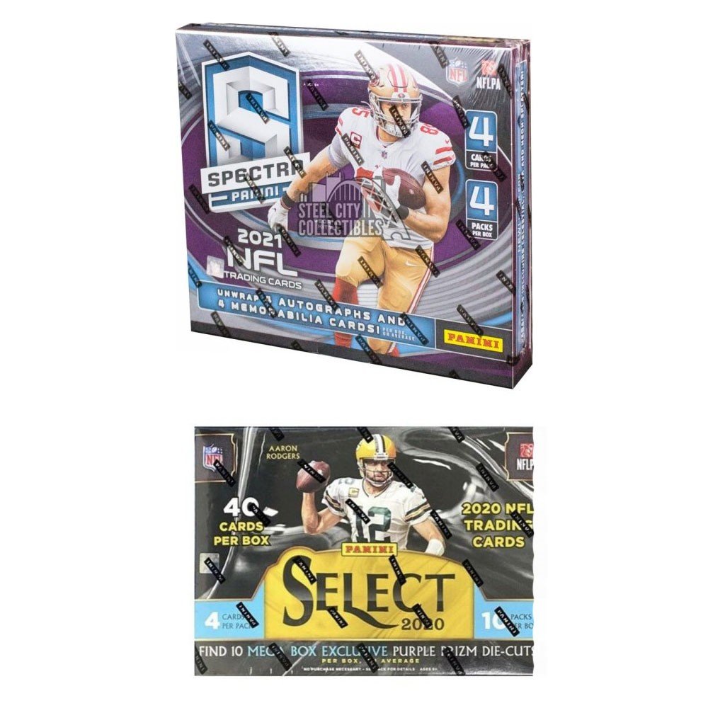 2021 Panini Spectra Football Hobby Box NFL