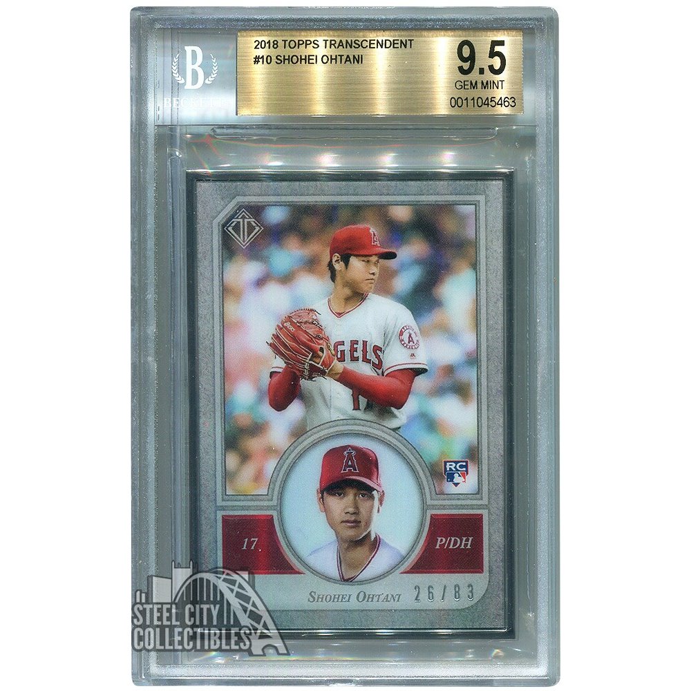 Shohei Ohtani 2018 Topps Transcendent Baseball Icons Rookie RC 26/83 ...