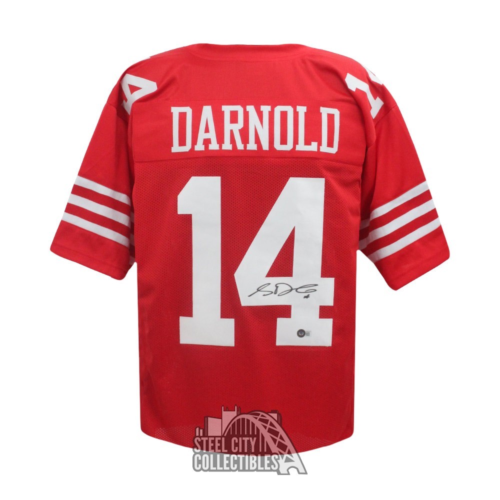 Sam Darnold Autographed San Francisco Custom Red Football Jersey