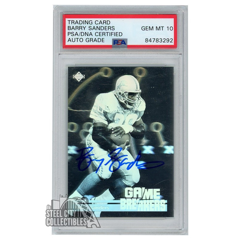 Top 15 Barry Sanders Football Cards & Rookie Card Values