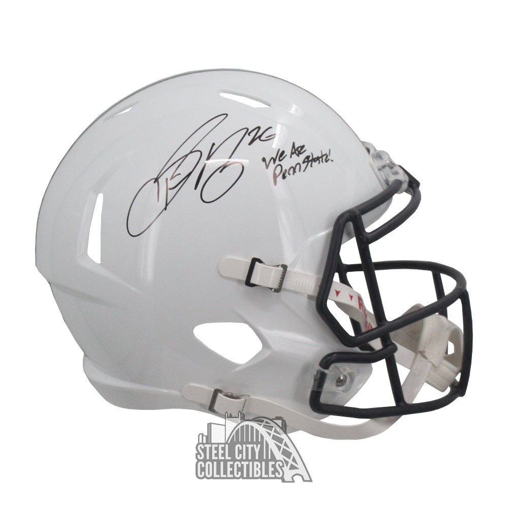 Saquon Barkley We Are Autographed Penn State Speed Mini Football Helmet -  BAS