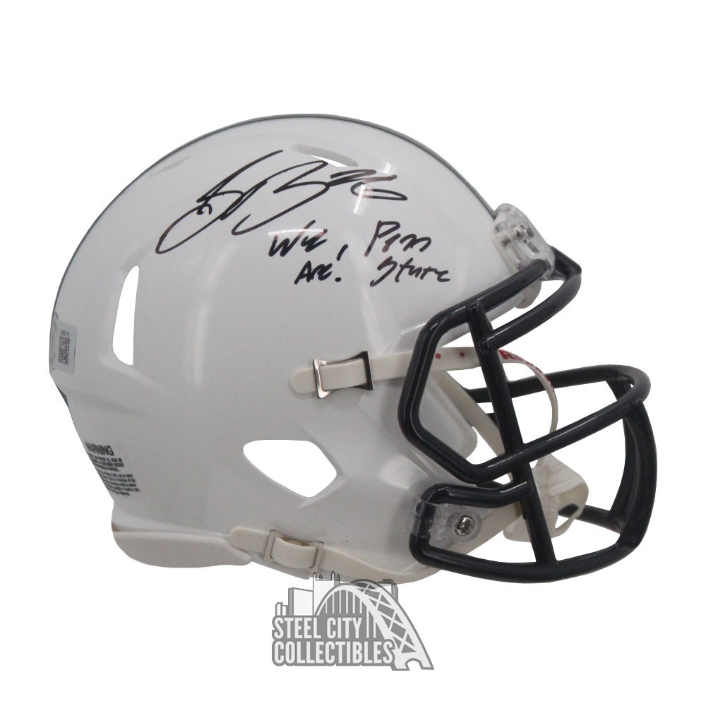 Saquon Barkley We Are Autographed Penn State Speed Mini Football Helmet -  BAS