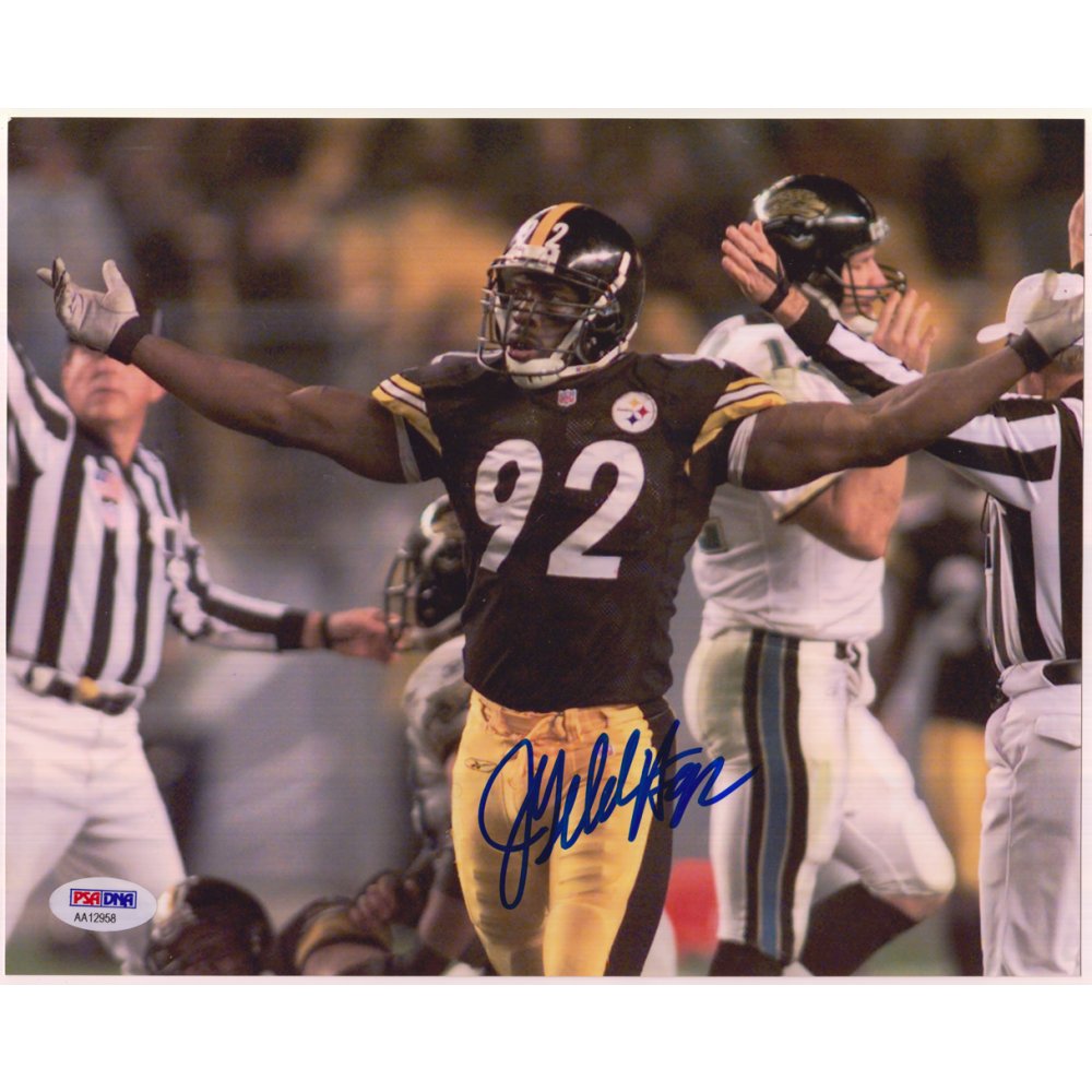 Jason Gildon Autographed Pittsburgh Steelers 8x10 Photo - PSA/DNA COA ...