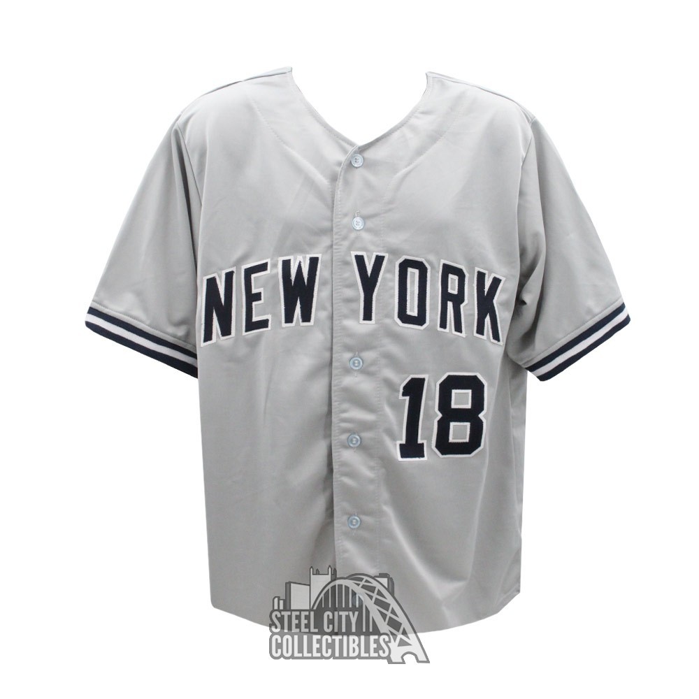 Scott Brosius 98 WS MVP Autographed New York Custom Gray Baseball